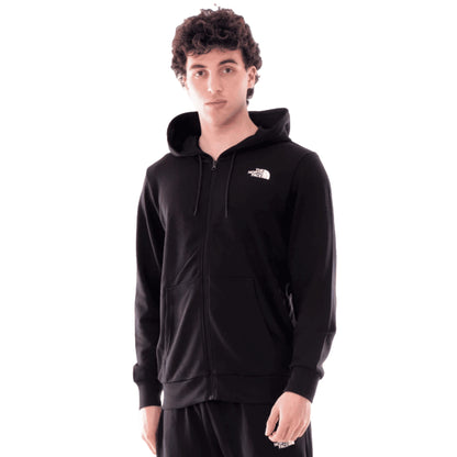Felpa nera da uomo con cappuccio North Face Simple Dome NF0A8GQ7JK31