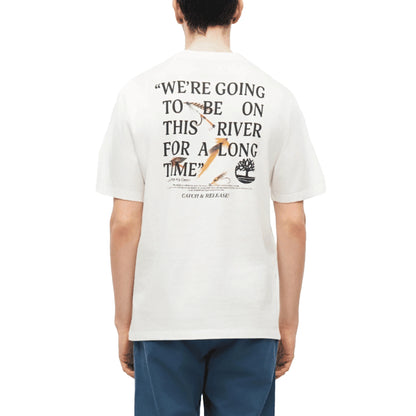 TIMBERLAND T-Shirt Slogan Tee Uomo Bianca TB0A5M841001