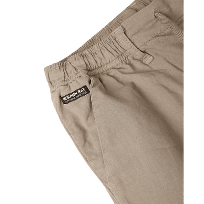SCORPION C/V Pantaloni Lino Uomo Relaxed Beige Chiaro