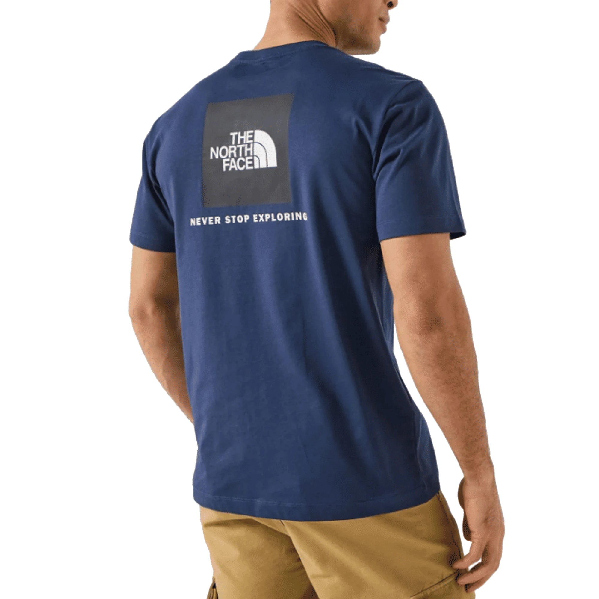 THE NORTH FACE T-shirt Uomo M EVOLUTION BOX NSE Blu Cotone