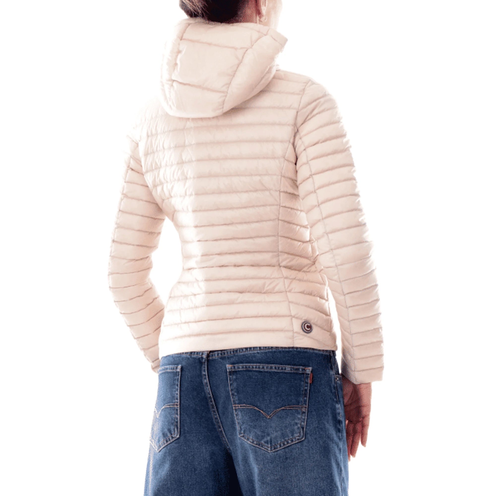 COLMAR Piumino 100 grammi con Cappuccio Beige da Donna 