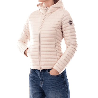 COLMAR Piumino 100 grammi con Cappuccio Beige da Donna 