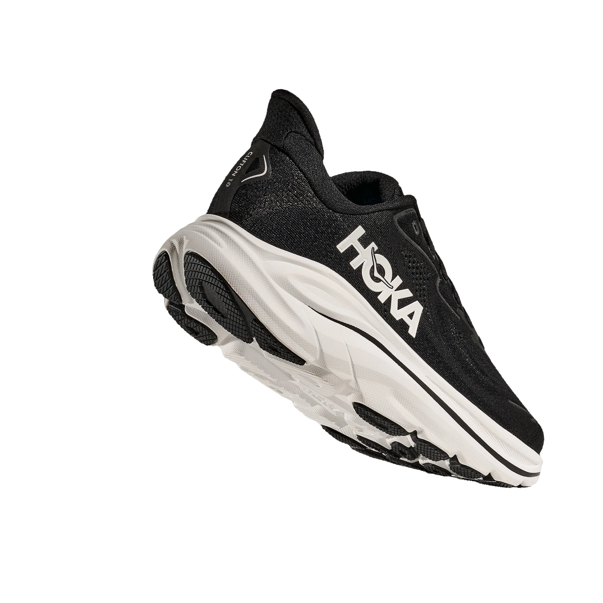 HOKA Clifton 10 Scarpe da Running da Uomo in Nero/Bianco