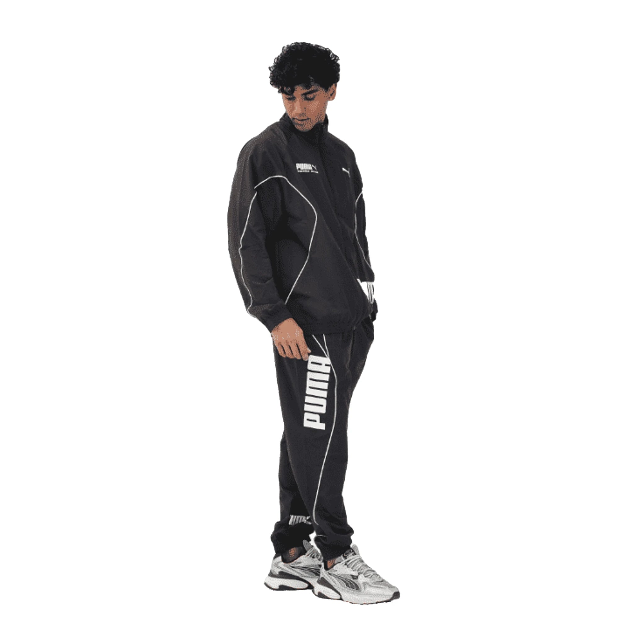 PUMA Pantaloni Allenamento Sportivi Uomo Neri