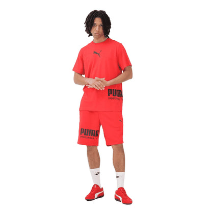 PUMA Sport Shorts Rosso da Uomo