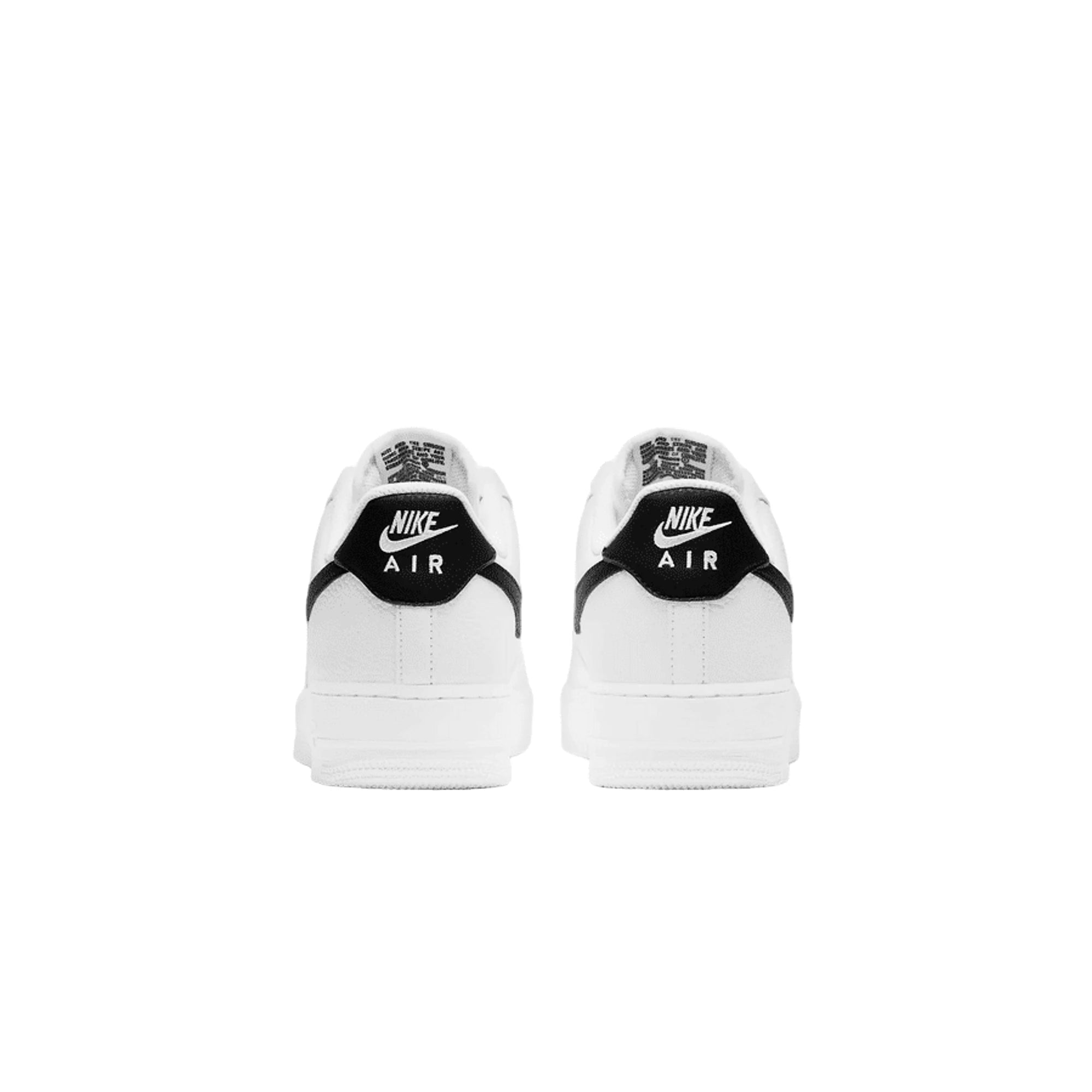 NIKE Air Force 1 Sneakers da Uomo con Logo Nero