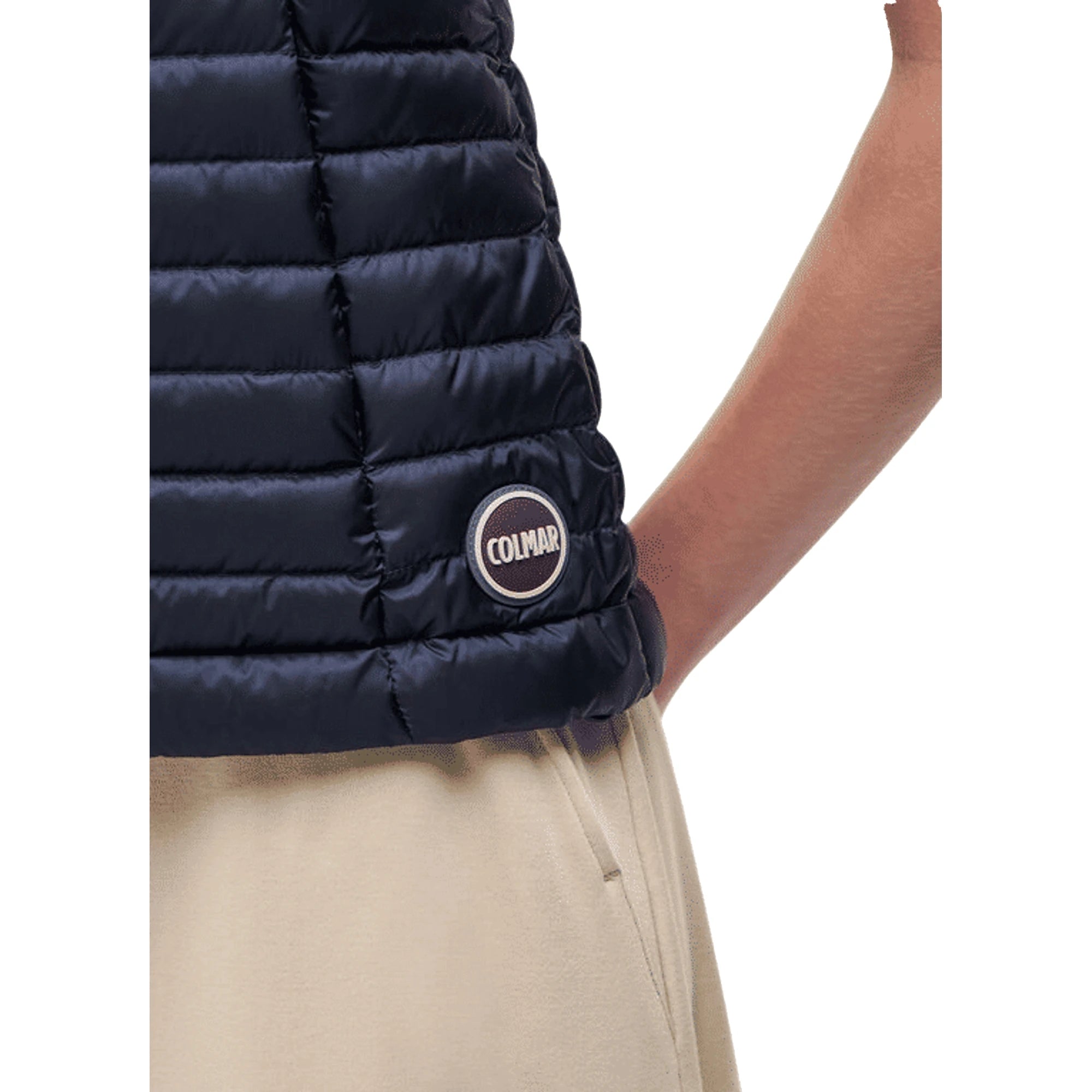 COLMAR Gilet in Piuma Blu da Donna Leggero