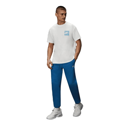 NIKE Pantaloni Uomo Pile Spazzolato Club con Risvolto