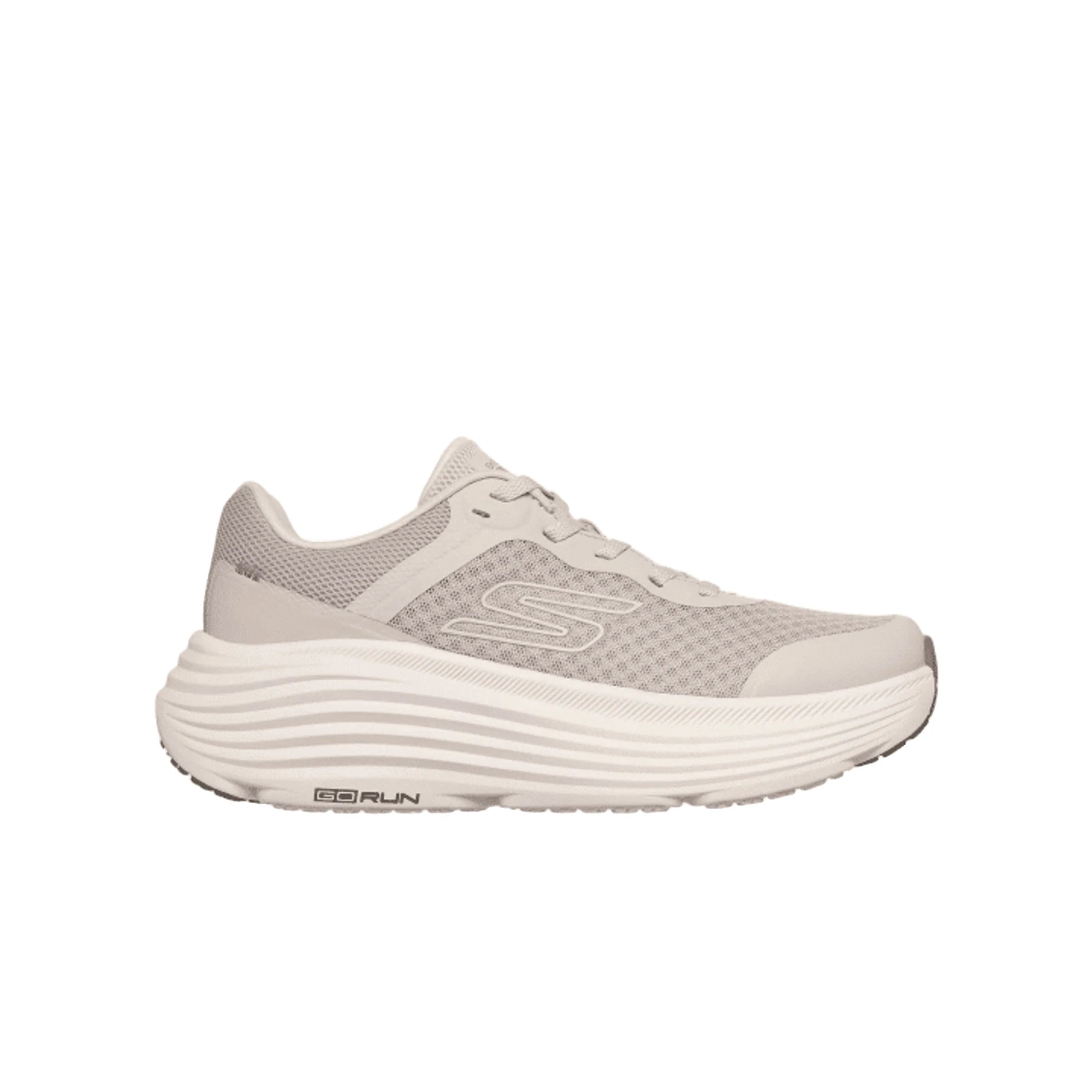 SKECHERS Max Cushioning Sneaker Bassa Donna Beige