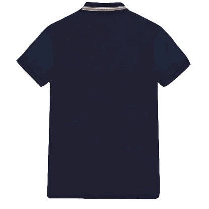 COLMAR ORIGINALS Polo in Cotone Piqué Blu da Uomo con Logo Ricamato