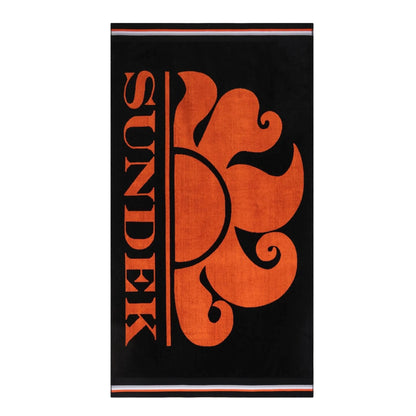 SUNDEK Telo Mare Jacquard New Classic con Logo