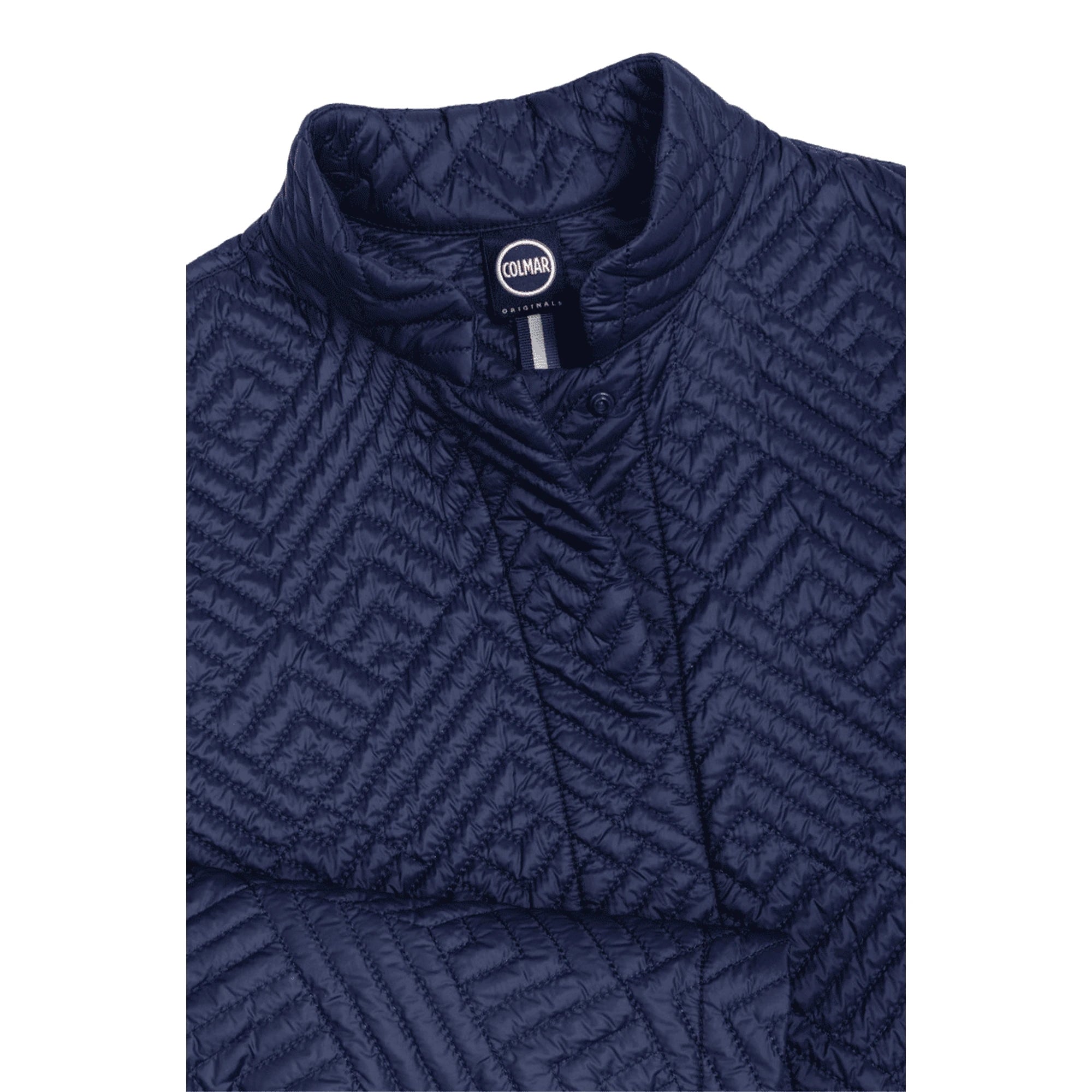 COLMAR Giacca Leggera Blu con Motivo Geometrico da Donna