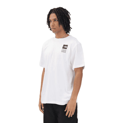 THE NORTH FACE Uomo White Icon Celebration Regular Maglietta a Maniche Corte