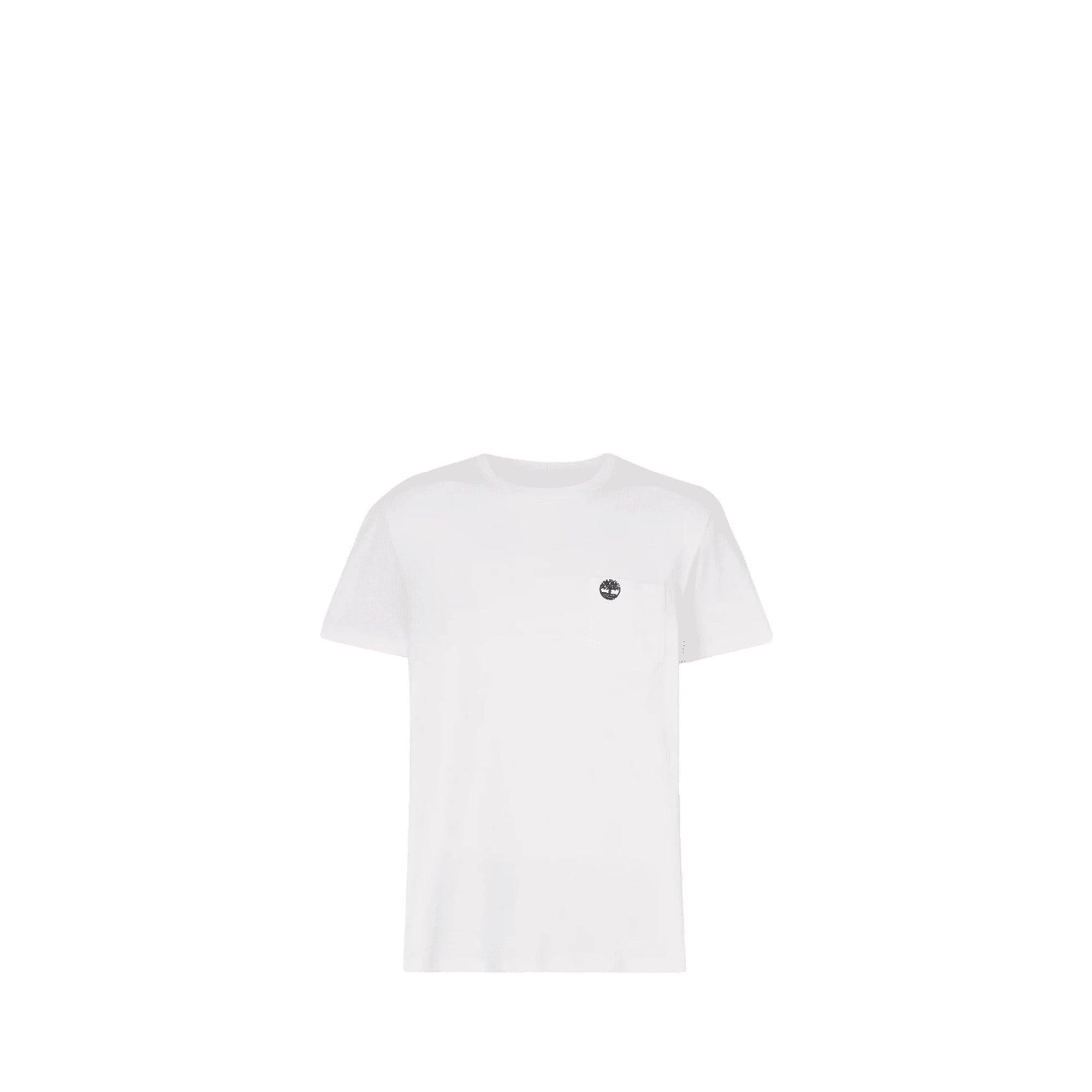TIMBERLAND T-Shirt Uomo Slim Fit Cotone Biologico Bianco