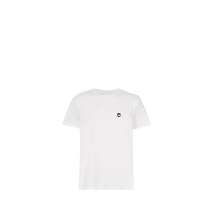TIMBERLAND T-Shirt Uomo Slim Fit Cotone Biologico Bianco