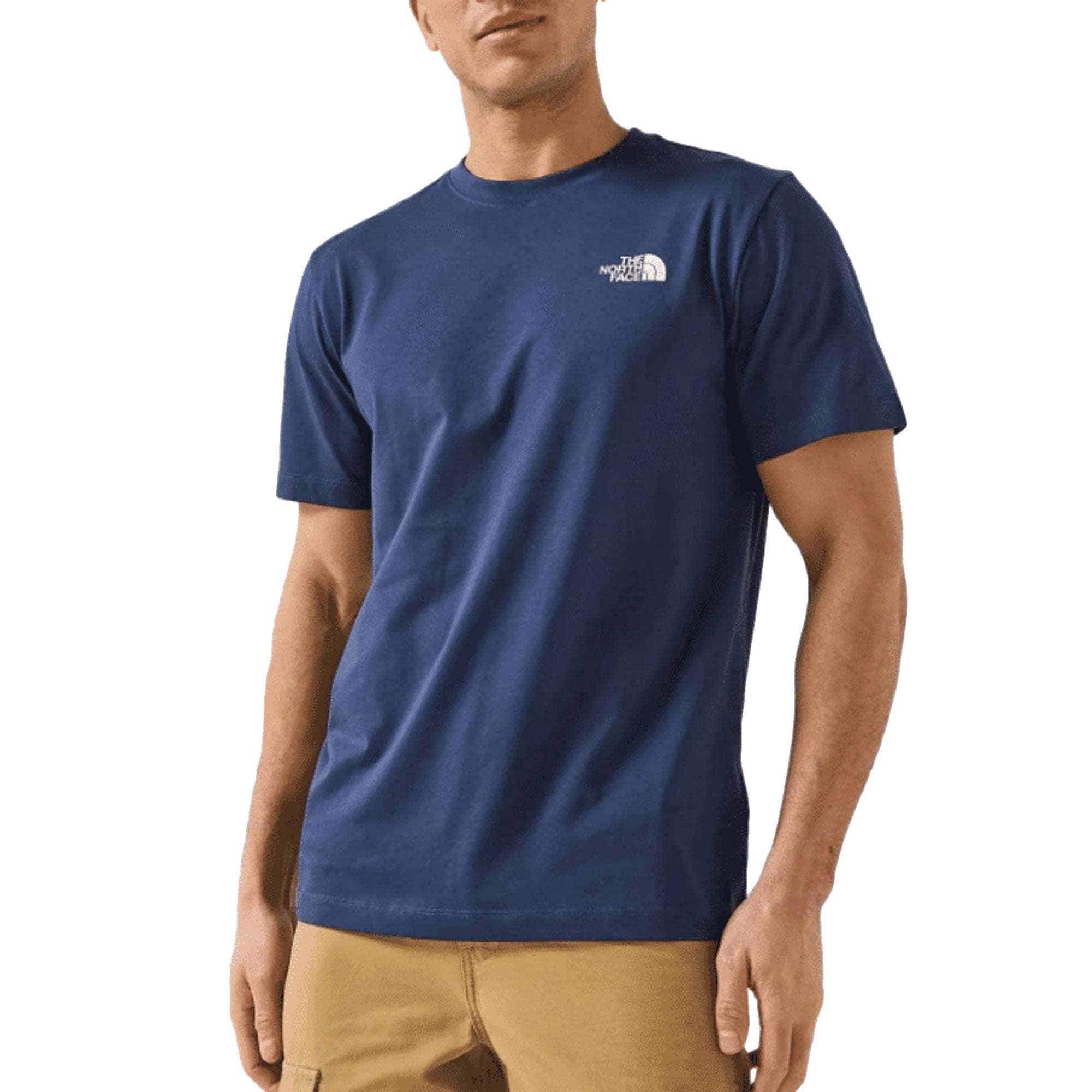THE NORTH FACE T-shirt Uomo M EVOLUTION BOX NSE Blu Cotone