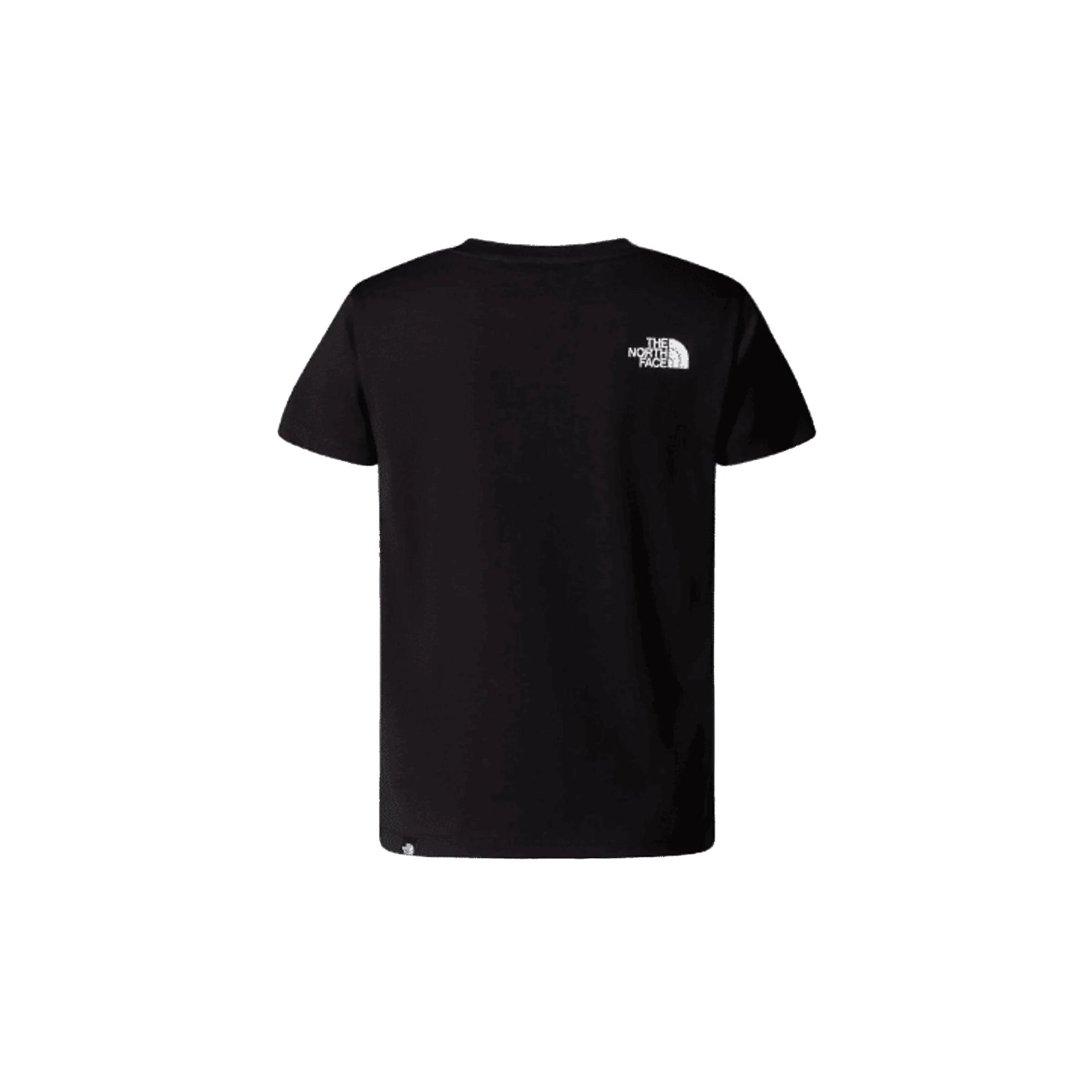 THE NORTH FACE T-Shirt Nera Maxi Logo Frontale