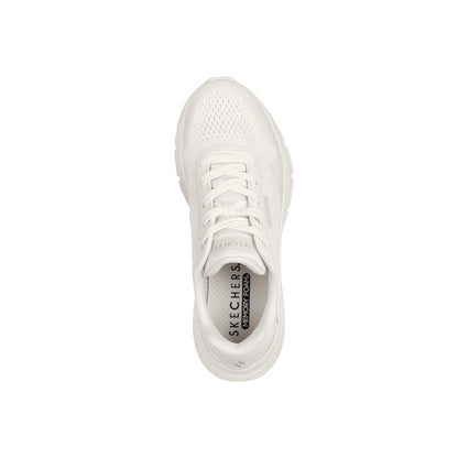 SKECHERS Sneakers Uno Flex W Bianche da Donna in Memory Foam