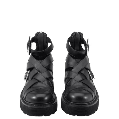 CULT Sandalo Donna SLASH 4694 in Pelle Nero