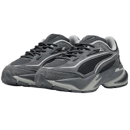 PUMA Scarpe Uomo RS-25 Hairy Suede Grigie
