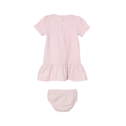 GUESS Completo Rosa in Cotone da Neonata con Culotte