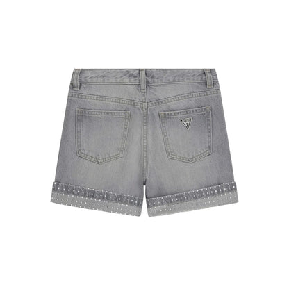 GUESS Shorts Denim Vita Alta Borchie Bambina