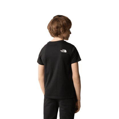 THE NORTH FACE T-shirt Simple Dome Logo Nera Ragazzo