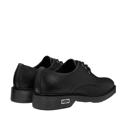 CULT Scarpa Oxford Ozzy in Pelle Traforata Nera
