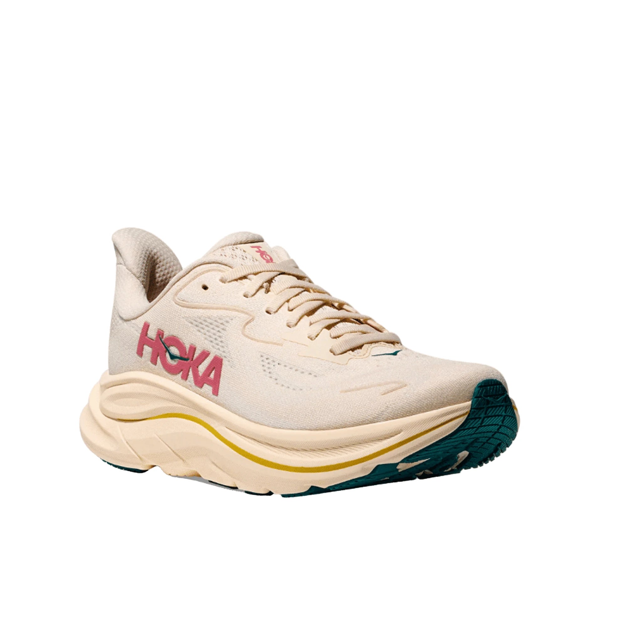 HOKA Clifton 10 Scarpe da Corsa Beige Ammortizzate da Donna