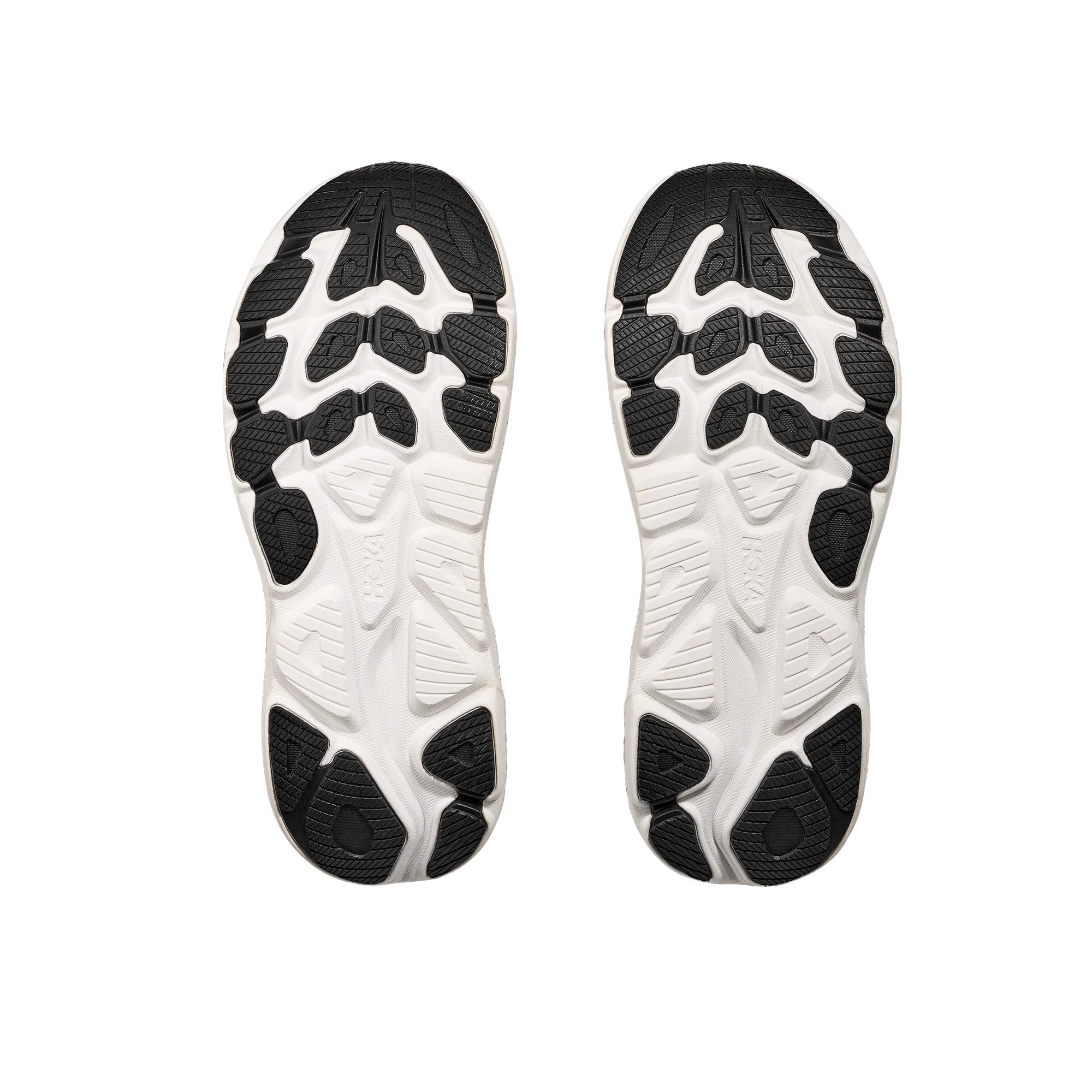 HOKA Clifton 10 Scarpe da Running da Uomo in Nero/Bianco
