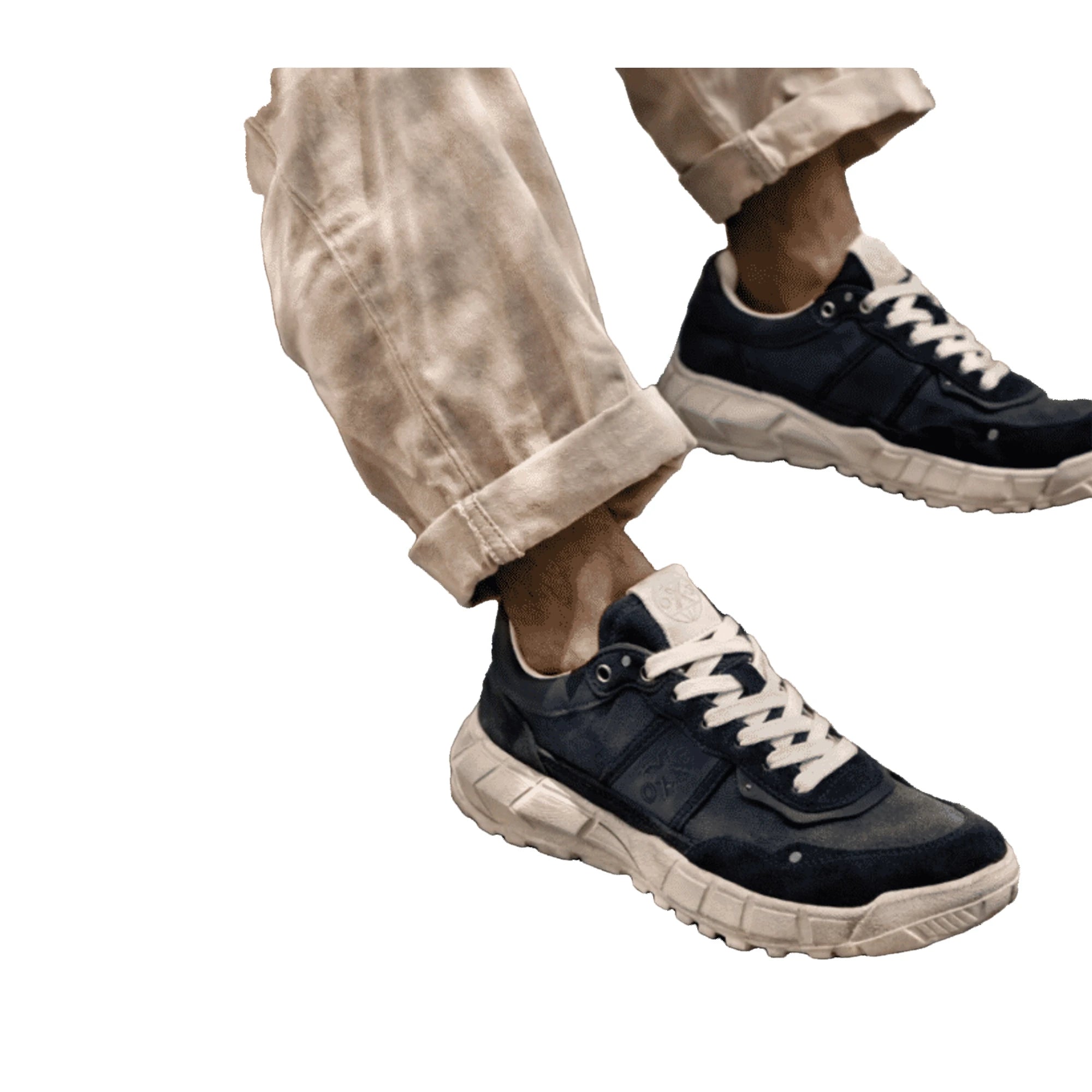 CULT Peyote 0053 Sneakers Uomo in Canvas e Suede