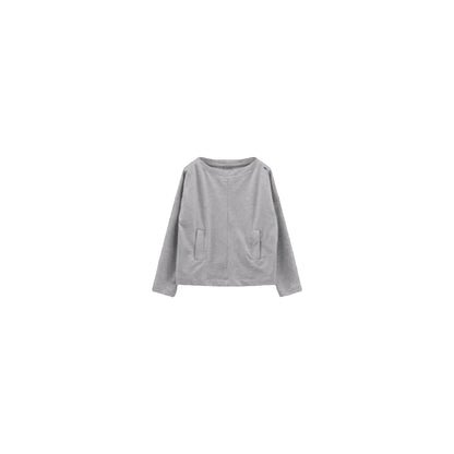 JEANNE BARET Felpa Verbena Scollo a Barchetta Mélange