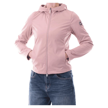 COLMAR Giubbino Rosa con Cappuccio Impermeabile Donna