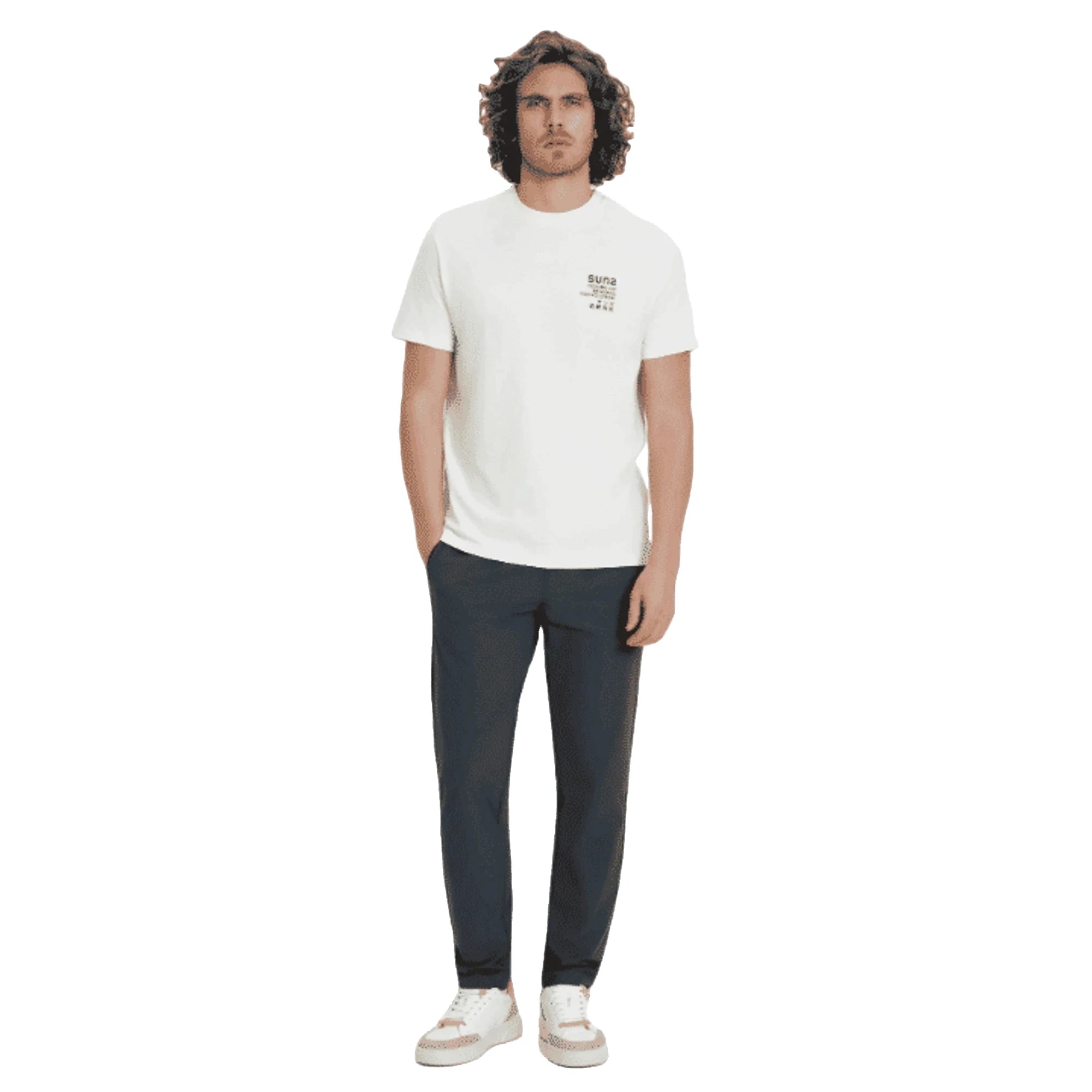 SUNS T-shirt Uomo Boards Paolo Fuji Wave Cotone