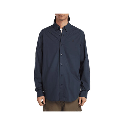 TIMBERLAND Camicia Uomo Cotone Biologico Blu