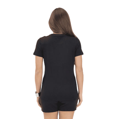 PUMA T-shirt Donna ESS Strass Nera