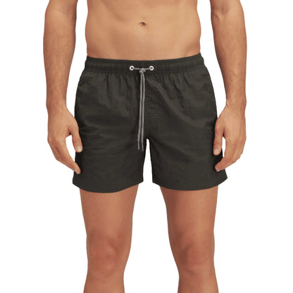 SUNDEK Costume Uomo Corto Vita Elasticata Crinkled