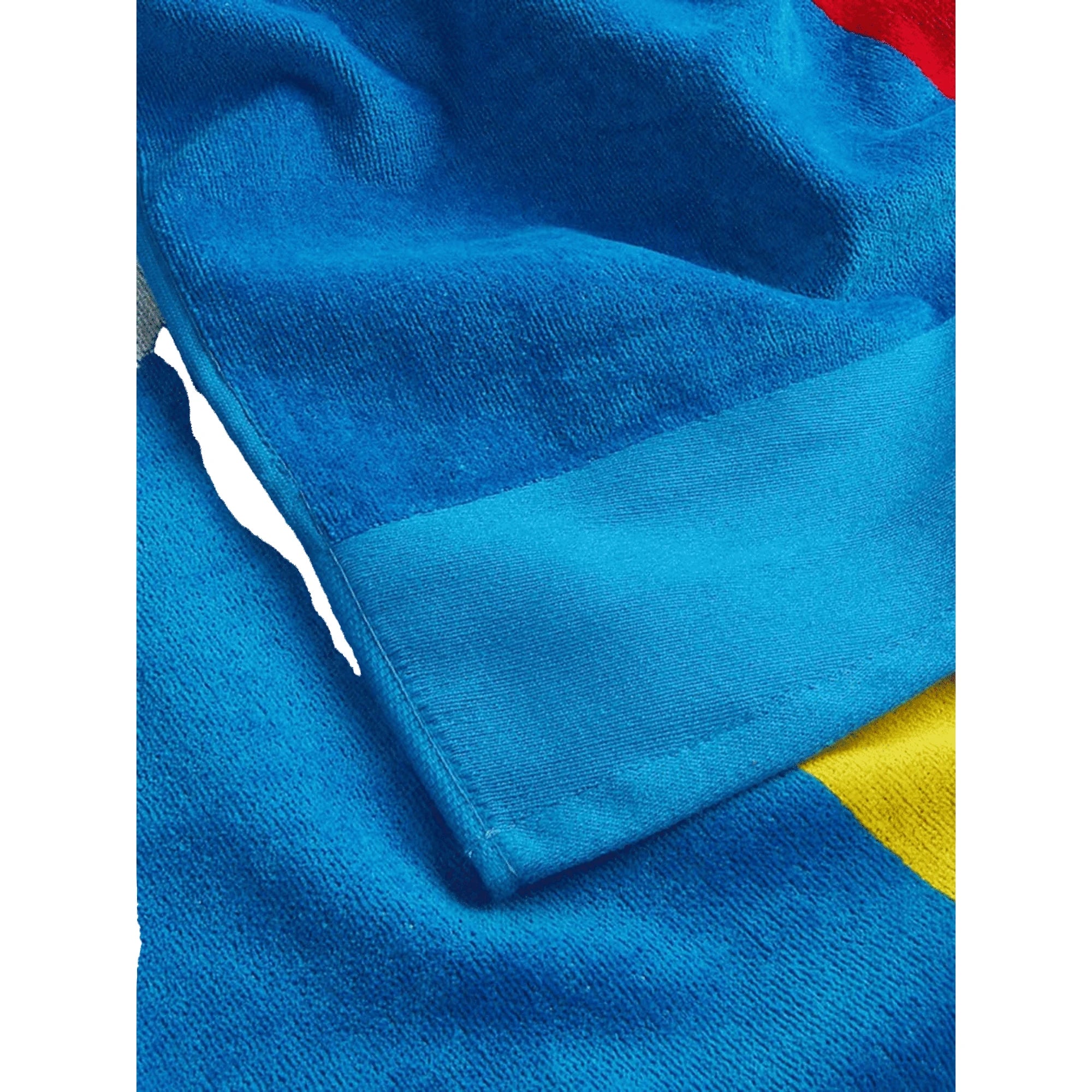 SUNDEK Telo Mare Classic Bluette con Logo Jacquard