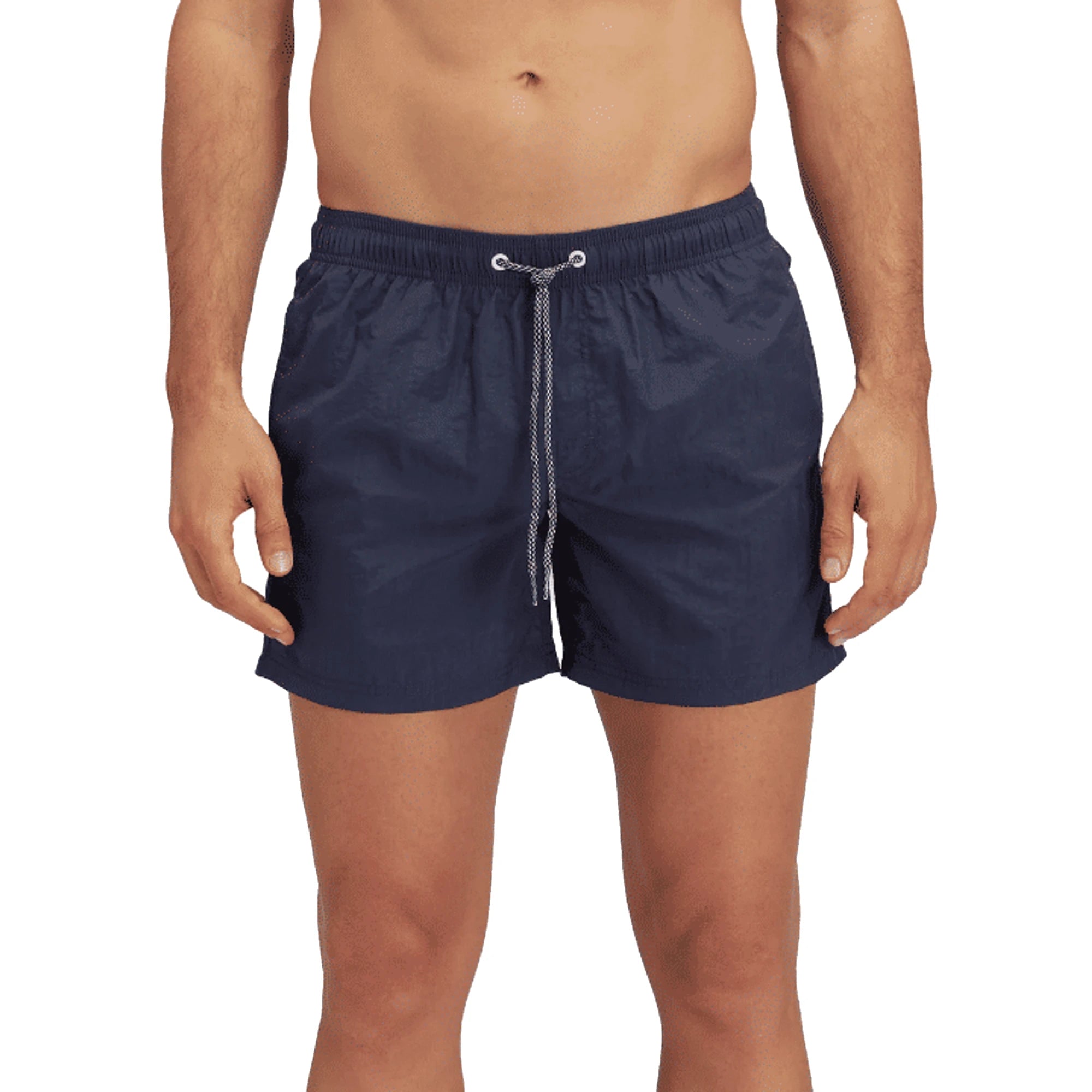 SUNDEK Costume Uomo Corto Vita Elasticata Crinkled
