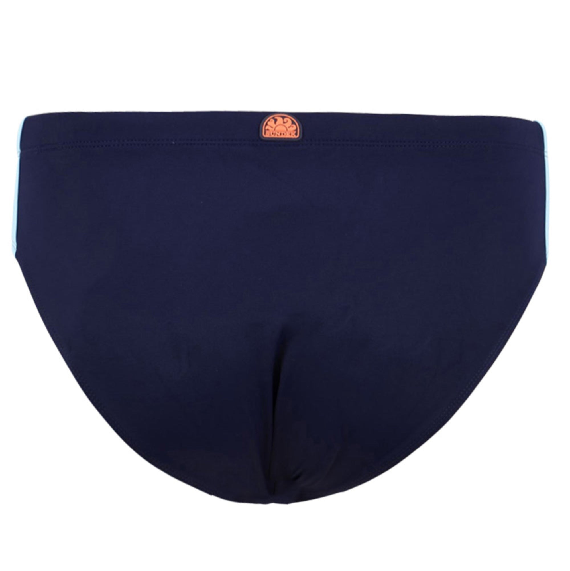 Costume Uomo con dettagli a contrasto Arancioni e stampa logo, modello slip