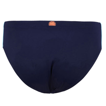 Costume Uomo con dettagli a contrasto Arancioni e stampa logo, modello slip