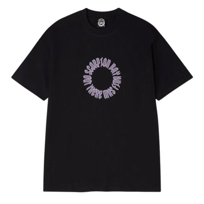 T-shirt Uomo Gothic Lettering, con stampe Viola