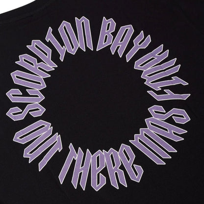 T-shirt Uomo Gothic Lettering, con stampe Viola