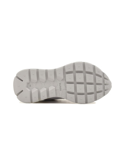 Sneakers Basse Ally Solid SUN68 Donna Bianco