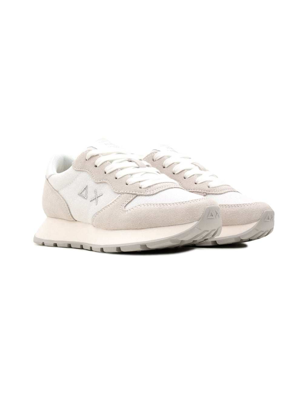 Sneakers Basse Ally Glitter SUN68 Donna Bianco