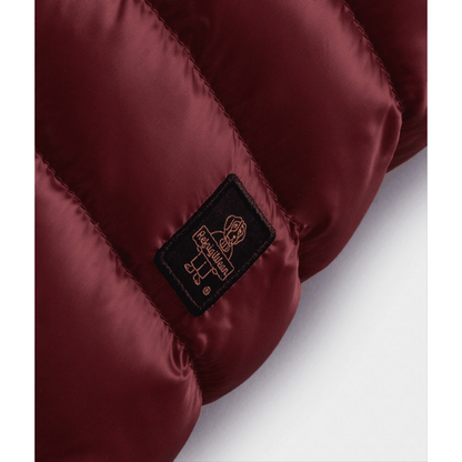 Piumino Donna corto Mead Fur Bordeaux dettaglio