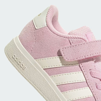 ADIDAS Grand Court 2.0 Sneaker Bassa Bambina - JR0781 Pink/Off White/Gold