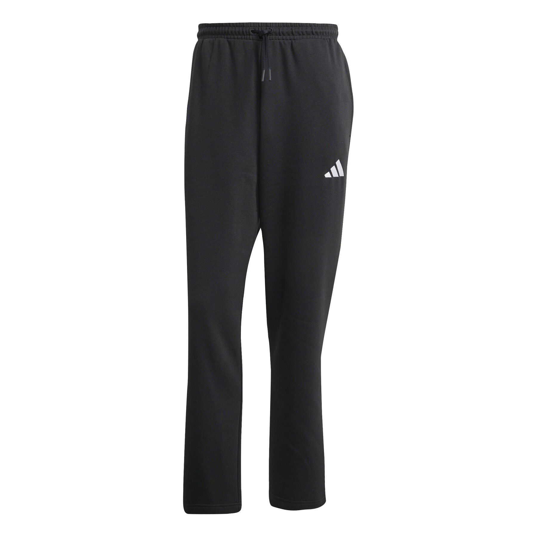 Tuta Uomo Nera con cappuccio ed iconiche 3-Stripes Bianche