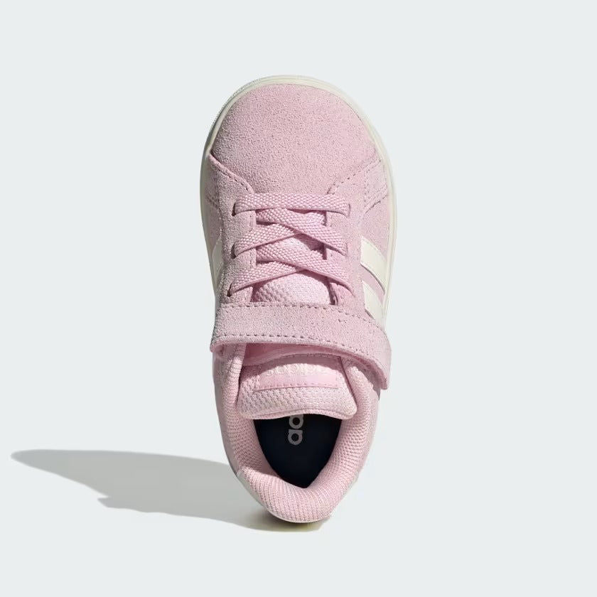 ADIDAS Grand Court 2.0 Sneaker Bassa Bambina - JR0781 Pink/Off White/Gold