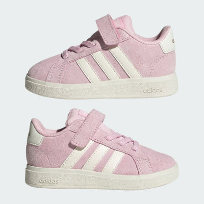 ADIDAS Grand Court 2.0 Sneaker Bassa Bambina - JR0781 Pink/Off White/Gold